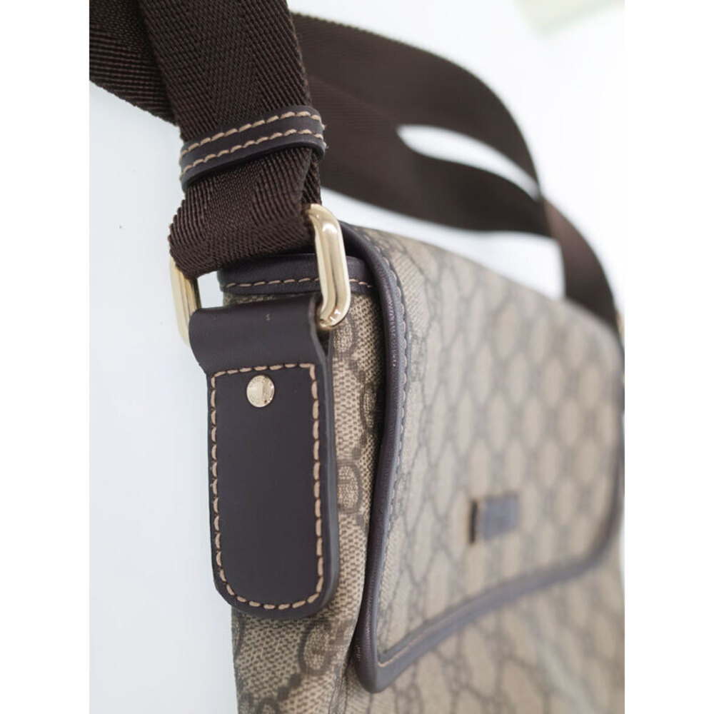 Gucci Supreme GG Plus Messenger Crossbody Bag Brown - Picture 4 of 9